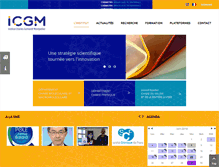 Tablet Screenshot of icgm.fr